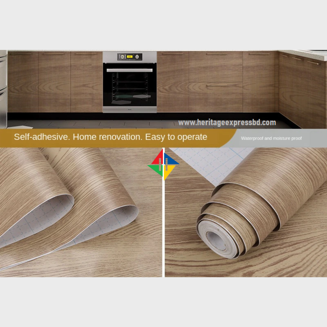Top Quality Cabinet PVC Self-Adhesive Wallpaper for Furniture / Kitchen ...