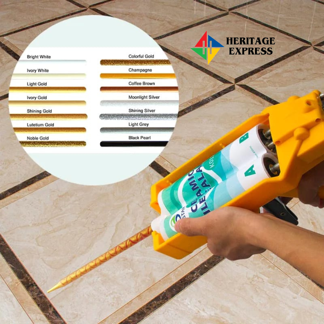Kastar Two Component Waterproof Ceramic Tiles Grout Gun 400Ml Sealer Epoxy Tile Grout