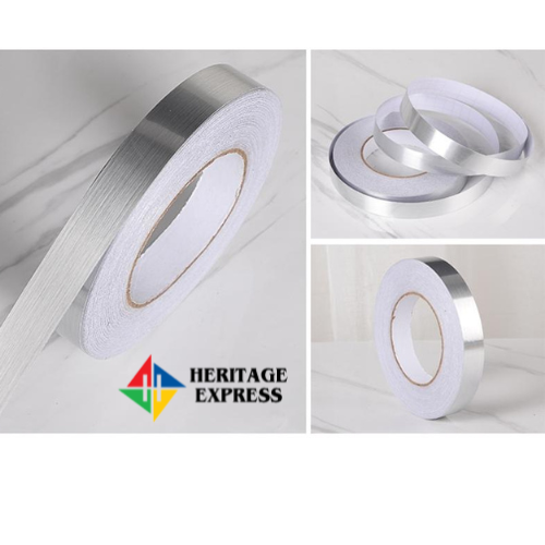 50M Rolls Ceramic Tile Proof Gap Tape Gold Silver