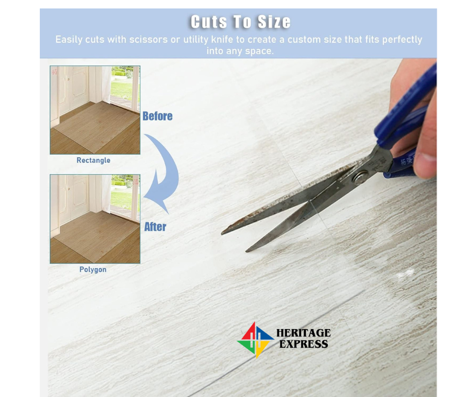 1.5 mm Transparent Waterproof Vinyl PVC Table I Floor Mat - Image 5