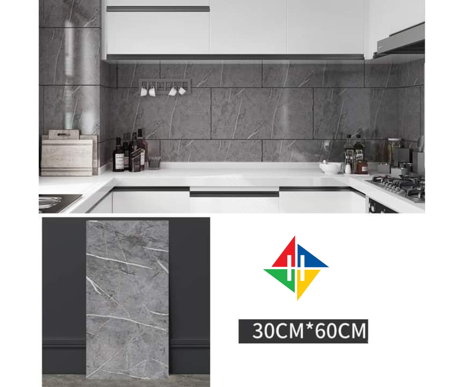 Wall Sticker Thick Self Adhesive Marble Imitation Ceramic Tiles Stickers - Image 5