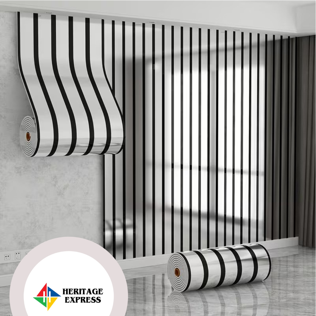 3D Luxurious Metallic Texture Self Adhesive Wall Sticker