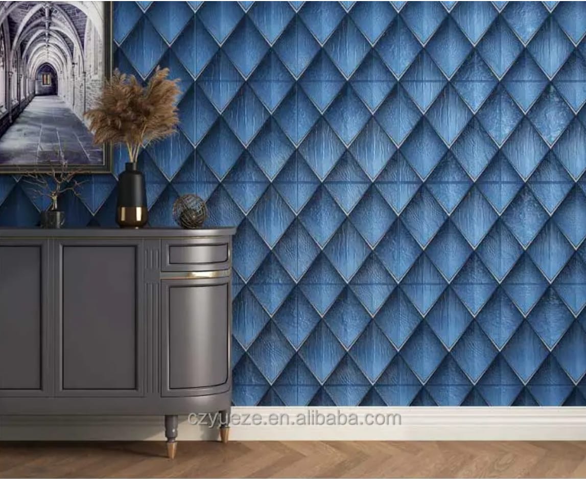 WPC Pattern 3D Decorative XPE Foam Wall Panel Art Wallpaper 3D Wall Sticker - Image 5